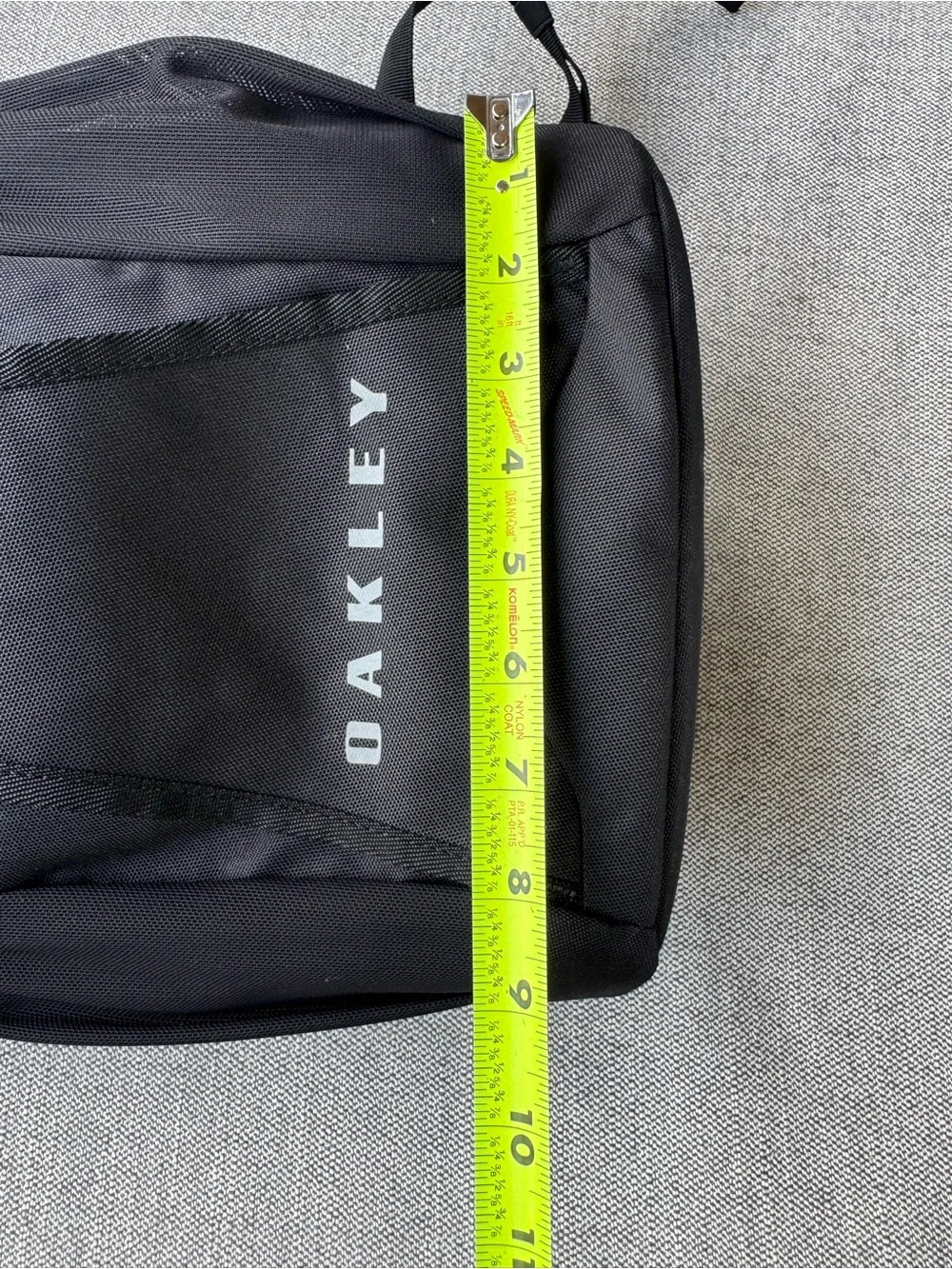 Oakley Black Backpack with Reflective Logo